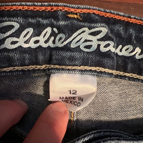 Women’s Eddie Bauer Curvy Straight Jeans Size 12 - Picture 4 of 5